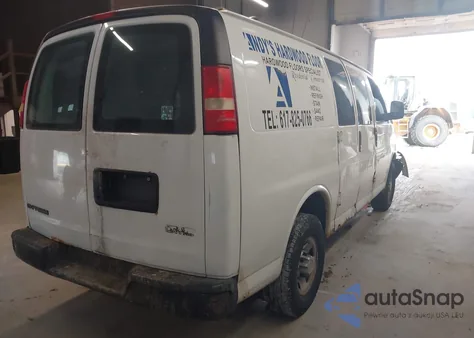 2011 Chevrolet Express 2500 Work Van from USA, damaged, VIN 1GCWGFCA0B1133724